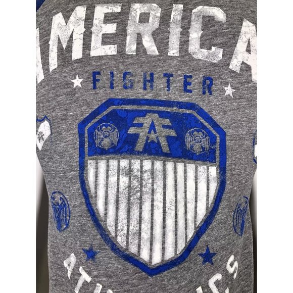 AMERICAN FIGHTER Men's T-Shirt CHESTNUT HILL Long - Picture 7 of 9